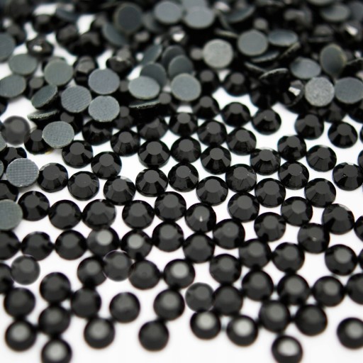 Thermo Jets Rhinestones Crystals Black 5mm 500 kusov