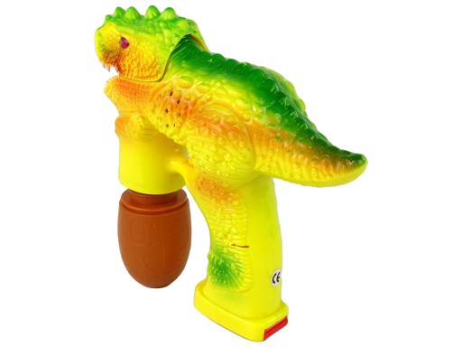 Mydlové bubliny Dinosaur Bubble Liquid Egg Yellow