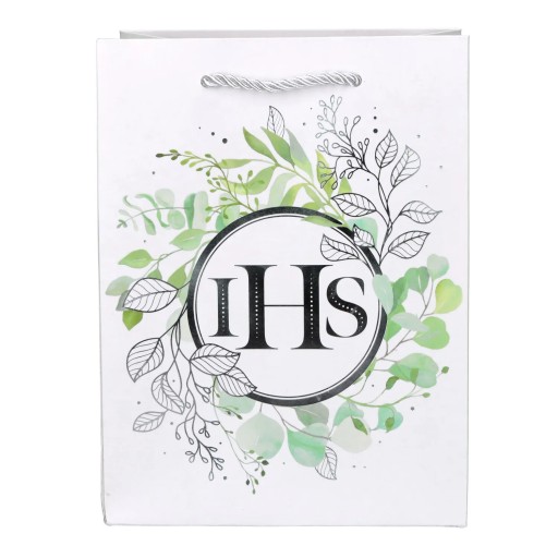 IHS strieborná darčeková taška na hostie 20x15cm
