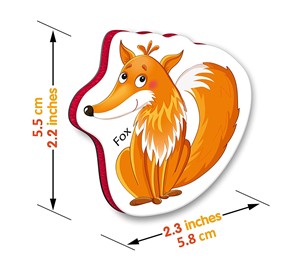 Magnety na chladničku ANIMALS 28 KS pre deti