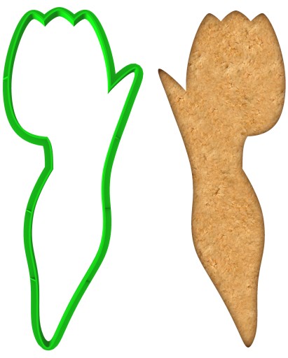 VEĽKONOČNÁ forma Vykrajovačka na perníky EASTER Flower Tulipán 15cm