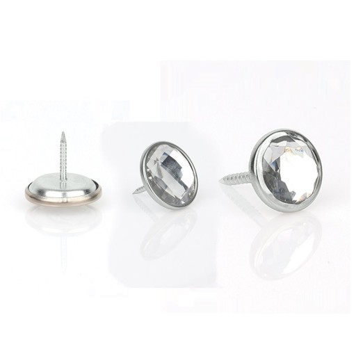 Krištáľový gombík s klincom CK-33-T-H18 18,5 mm