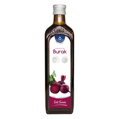 OLEOFARM Cviklová šťava s vitamínom C, 490ml