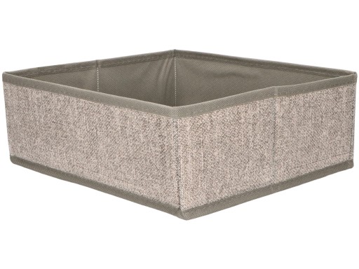 Textilná BOX ORGANIZÁTOR KOŠÍK 28 x 24 x 10 cm - do ŠATNÍKA