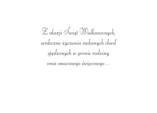 Prémiové veľkonočné blahoželanie BRWT8