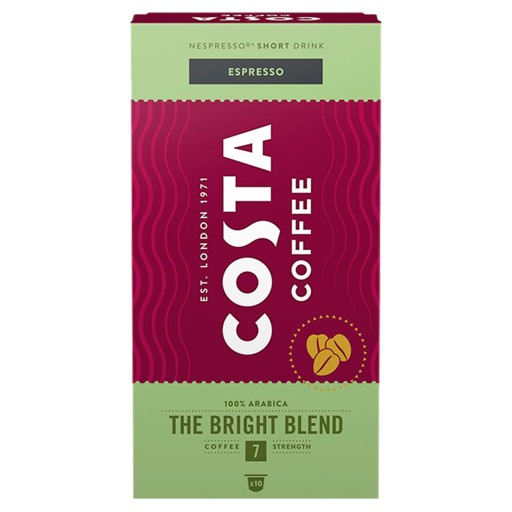 Káva pre NESPRESSO COSTA Bright Blend Arabica 10
