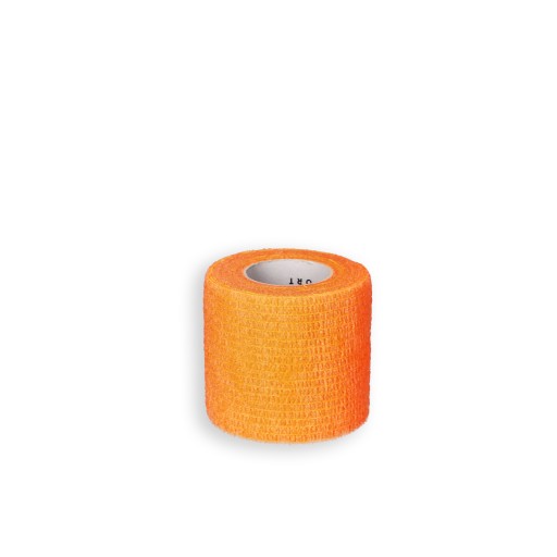 Samolepiaca stabilizačná súdržná bandáž YellowBAND 5cm oranžová