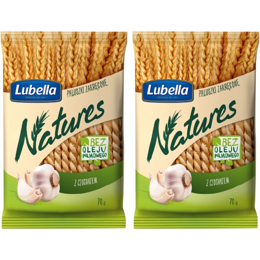 Lubella Natures točené cesnakové tyčinky 2x70g