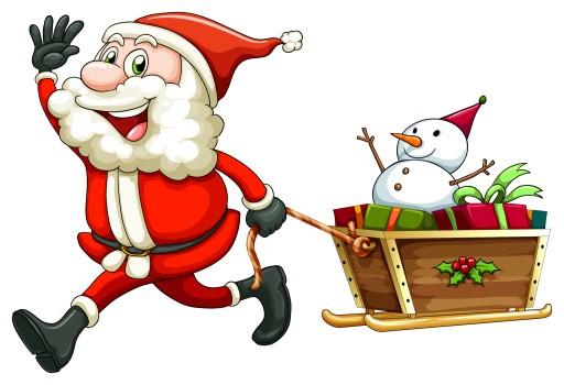 NÁLEPKA NA OKENNÉ SKLO ZRKADLO SANTA CLAUS