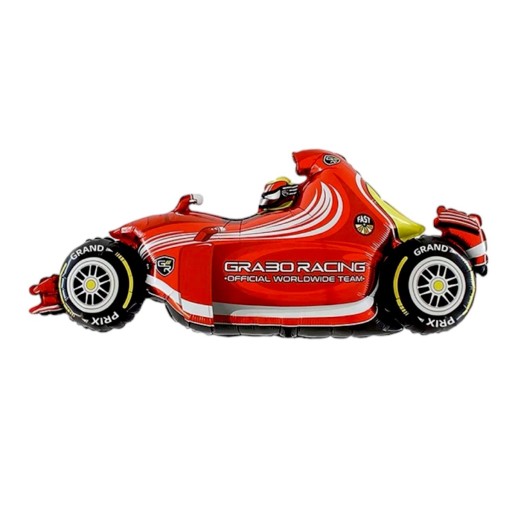 Sada narodeninových balónov Motorsport Bolid Formula F1 RACE pretekárske auto CYFRA 5