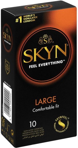 NELATEXOVÉ KONDÓMY UNIMIL SKYN LARGE 10 ks