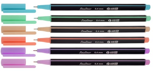 MEMOBE jemná linka 0,4 mm pastelová 6 farieb