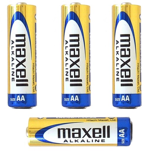 ALKALICKÉ BATÉRIE 4 KS MAXELL LR6 AA 1,5V HRUBÉ TYČKY ORIGINÁL SILNÉ
