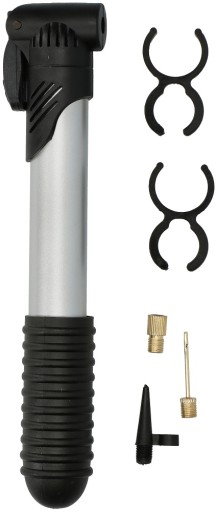 DUNLOP ALU RUČNÁ BICYKLOVÁ PUMPA 20 cm 3 adaptéry