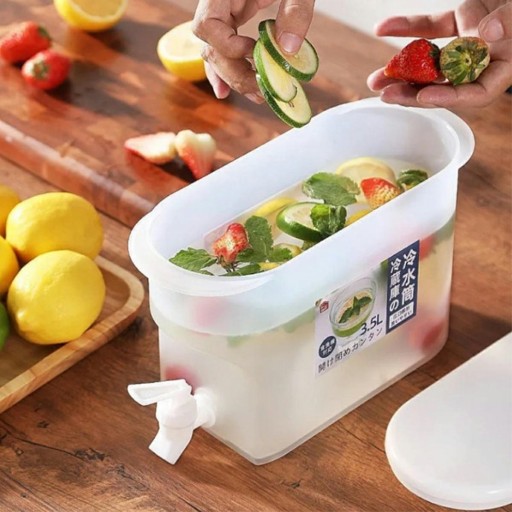 NÁDOBA NA STUDENÉ NÁPOJE S VEHROM DO CHLADNIČKY, 3,5L