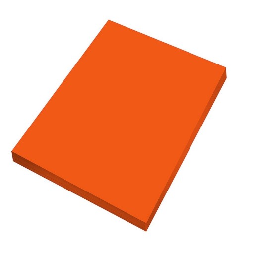Farebný oranžový kopírovací papier A4, 100 listov