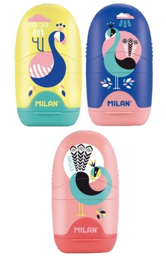 Orezávač gumy MILAN Peacock Paw 2v1