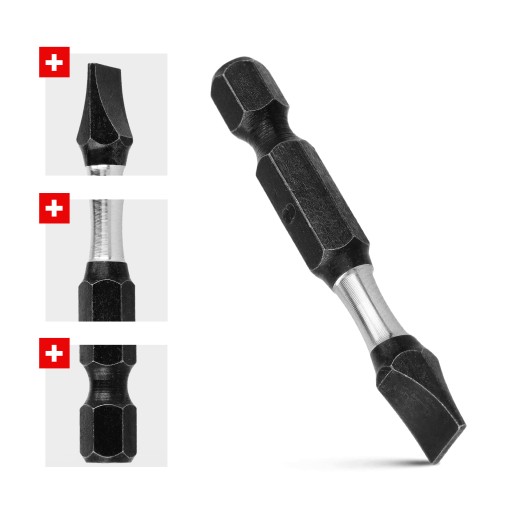 NÁRAZOVÉ HROTY NÁRAZOVÝ BIT SILNÝ SKRUTKOVACÍ BIT SL8 50 MM