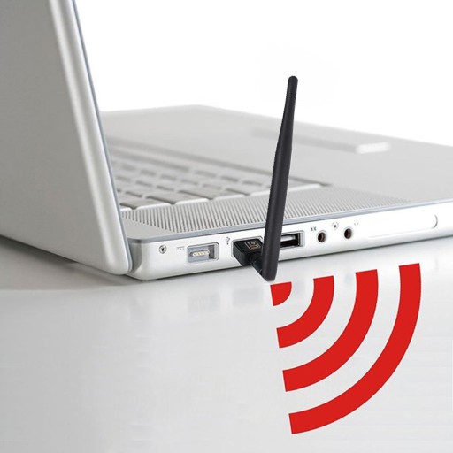 WIFI SIEŤOVÁ KARTA USB WI-FI ADAPTÉR + PL ANTÉNA