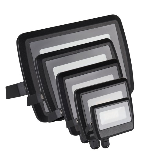 LED reflektor ANTEM 10W IP65, neutrálna čierna