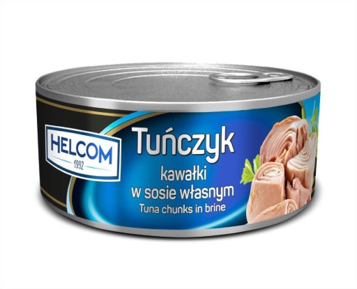 Kúsky tuniaka vo vode, omáčka Helcom 170 vlastná