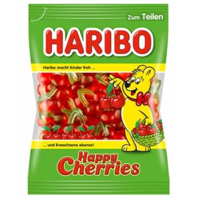 Haribo Happy Cherries Jelly fazuľa 175g