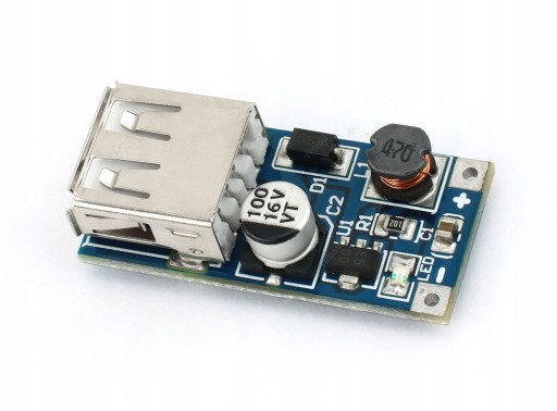 USB NABÍJAČKA 5V 1,2A STEP-UP CONVERTER RT0157