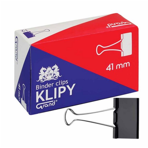 KLIP KANCELÁRSKA KLIP GRAND 41 MM x 12 KS