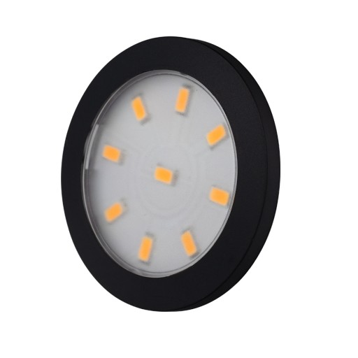 ORBIT XL 3W BLACK studené LED nábytkové svietidlo