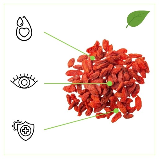 GOJI BERRIES 100G SUŠENÉ GOJI BOBULE PRÍRODNÉ BOBULE ZDRAVÉ OBJÍDKY