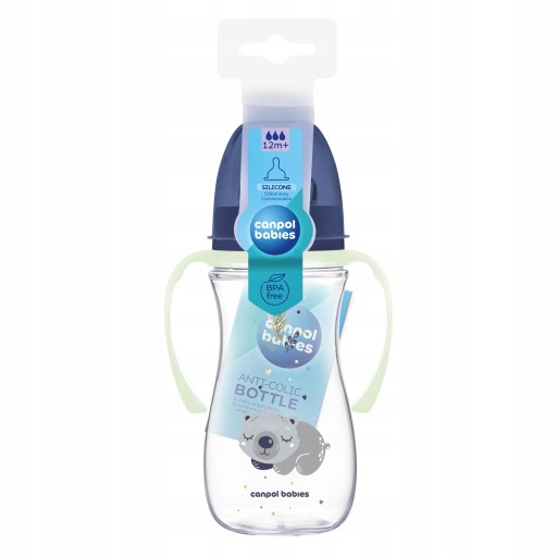 CANPOL ANTIKOLICKÁ FĽAŠA S OSVETLOVACÍMI RÚČKAMI KOALA 12m+ 300ml
