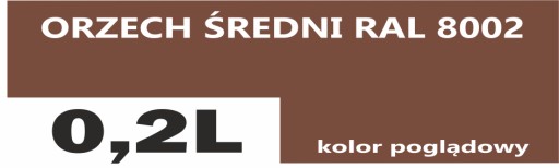 PRO ALKID rýchloschnúci alkydový email 0,2l Orech stredná RAL 8002