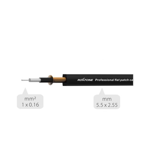 Nástrojový kábel uhlová zástrčka 6,3 mm 30 cm Roxtone FPJJ100L0003