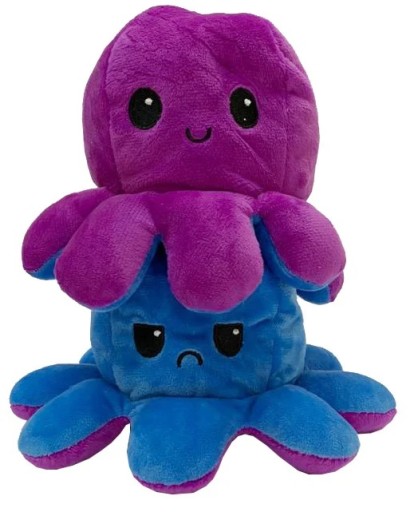 Octopussy Mascot 2v1 OBOJSTRANNÝ PLYŠOVÝ 10CM PLYŠOVÝ MEDVEĎ