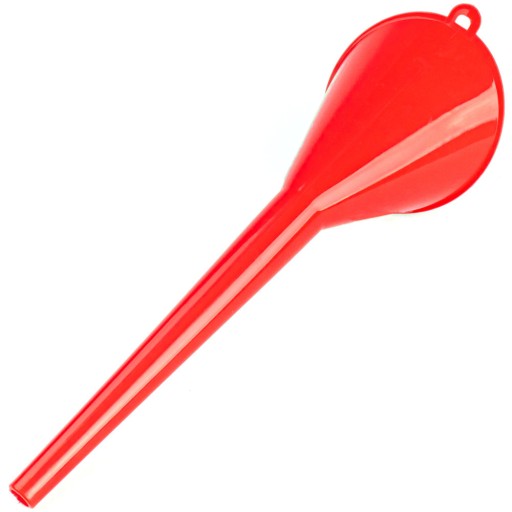 UHLOVÝ lievik, priemer 8 cm, pre chladiacu kvapalinu benzínu