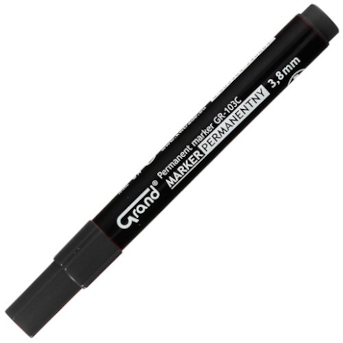 GRAND GR-103C čierny permanentný fix, brúsený