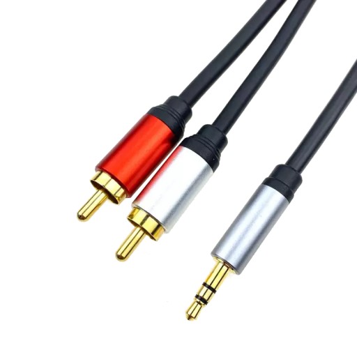 AUX KÁBEL MINI JACK 3,5mm 2x RCA CINCH STEREO 3m