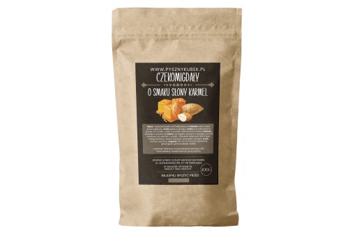 Mandle v čokoláde s príchuťou SALT KARAMEL, 100g, pražené