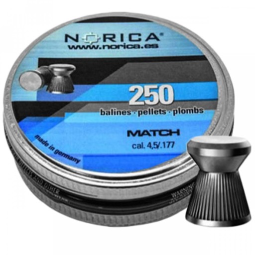 Norica Match pelety 4,5 mm 250 ks.