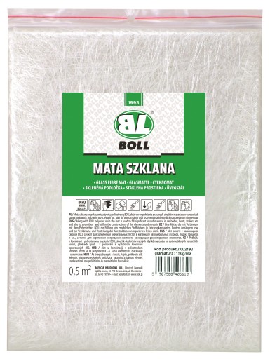 BOLL Sklenená podložka 150 g/m2 - 0,5 m2 balenie