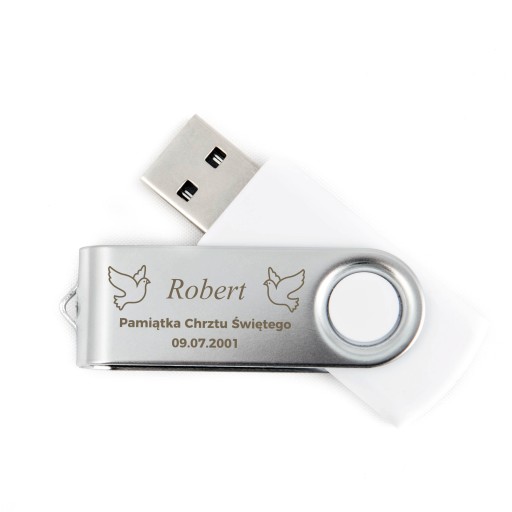 USB flash disk Pendrive 32 GB s gravírovaním pre svätý krst