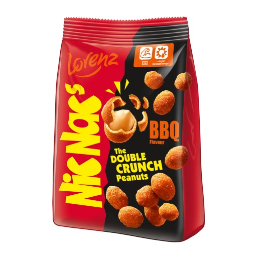 Nic Nac's BBQ Crunchy arašidy 110g