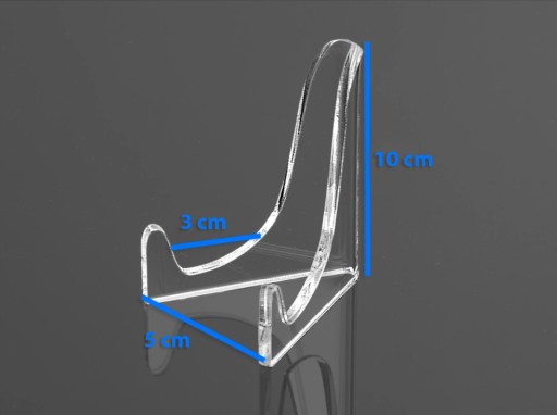 PLEXI STOJAN 10cm MINCE, MEDAILE, PLEXI KAMENE