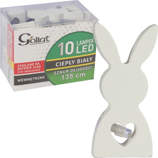 ZAJÍČKY, SVETLÁ VENČICA, BIELE VEĽKONOČNÉ LAMPY