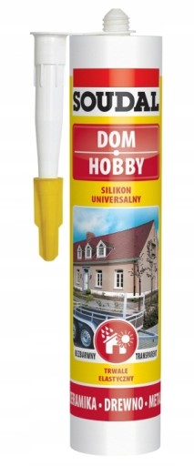UNIVERZÁLNY SILIKÓNOVÝ SOUDAL HOBBY HOUSE CLEAR 280