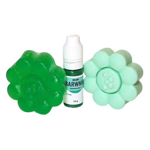 Farbivo na mydlový základ, nemigrujúce zelené, 10g, glycerínové mydlá