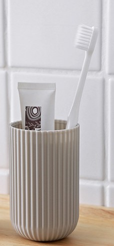 SIVÁ ZUBNÁ PASTA NÁDOBKA NÁDOB NA Kefku