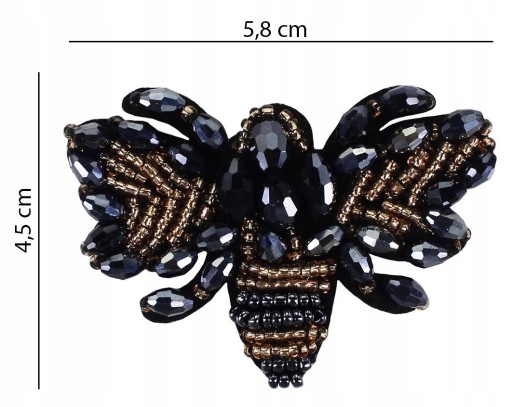 Korálky Patch Fly Motýlik Insect Rhinestones