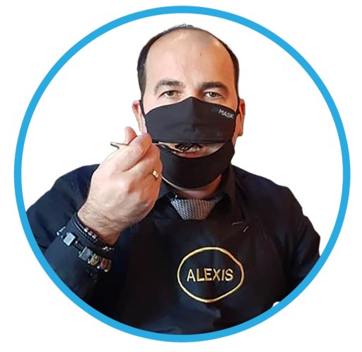 ZipMask Maska na zips JEDZTE A PITE bezpečne
