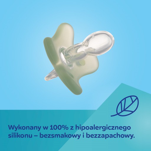 CANPOL SYMETRICKÝ ukľudňujúci Pacifik 100% SILIKÓN 6-12M BIELY